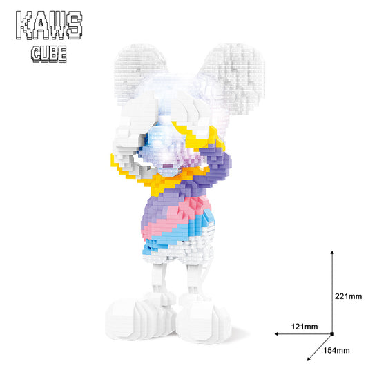 KAWS ブロック：White Mouse「221mm」0314-1-8