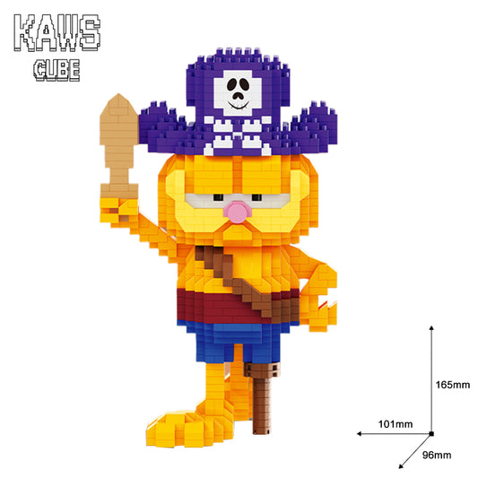 Garfield ブロック：Pirate  Garfield 「165mm」0314-1-11