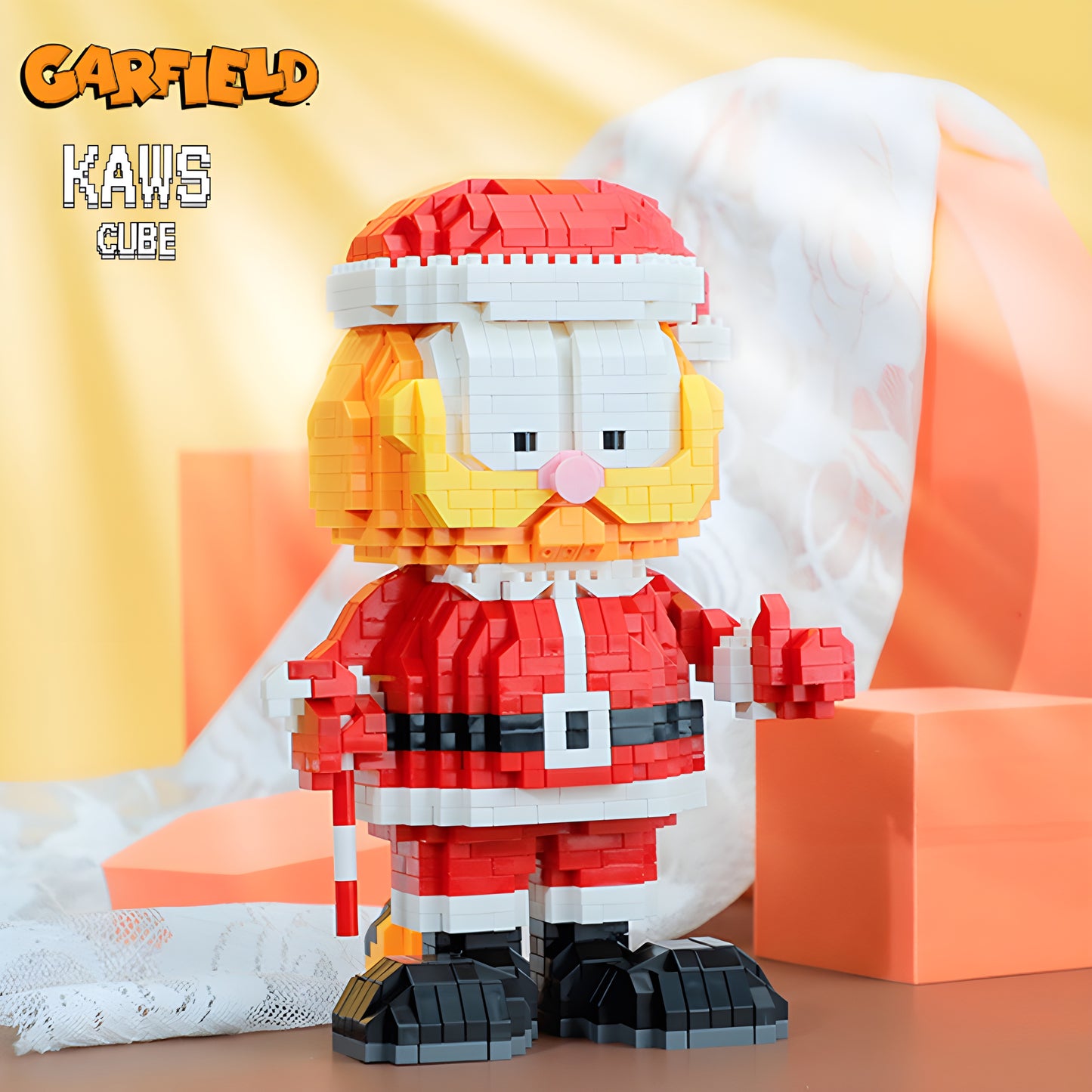 Garfield ブロック：Father  Christmas  Garfield 「151mm」0314-1-10