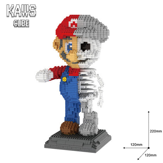 Marioブロック： スケルトン Mario「220mm」0314-1-1