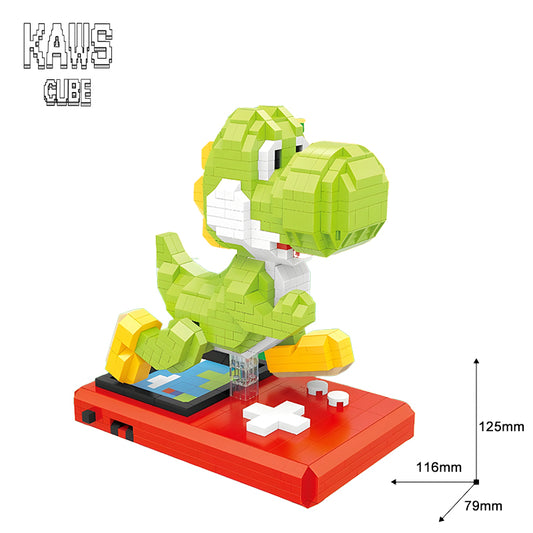 Marioブロック：Game Console Dinosaurマリオ 「125mm」0417-1-4