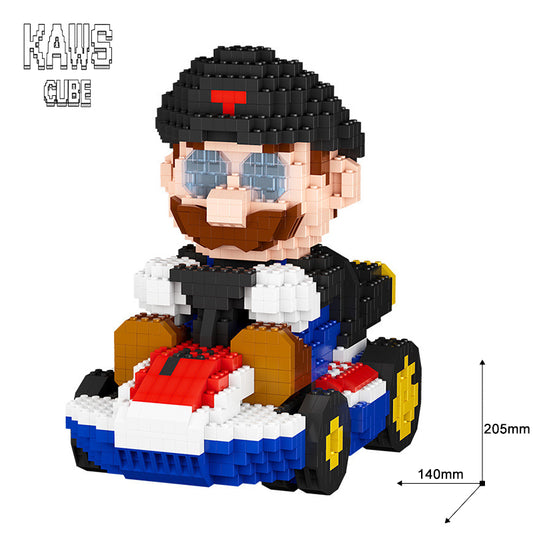 Marioブロック：Black  Racer マリオ 「205mm」0417-1-2
