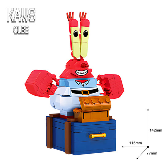 SpongeBobブロック：Mr. Krabs Box「142mm」 0710-1-8