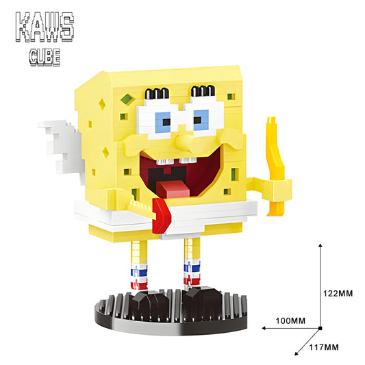 SpongeBob ブロック ：angelスポンジボブ「122mm」 0220-1-1